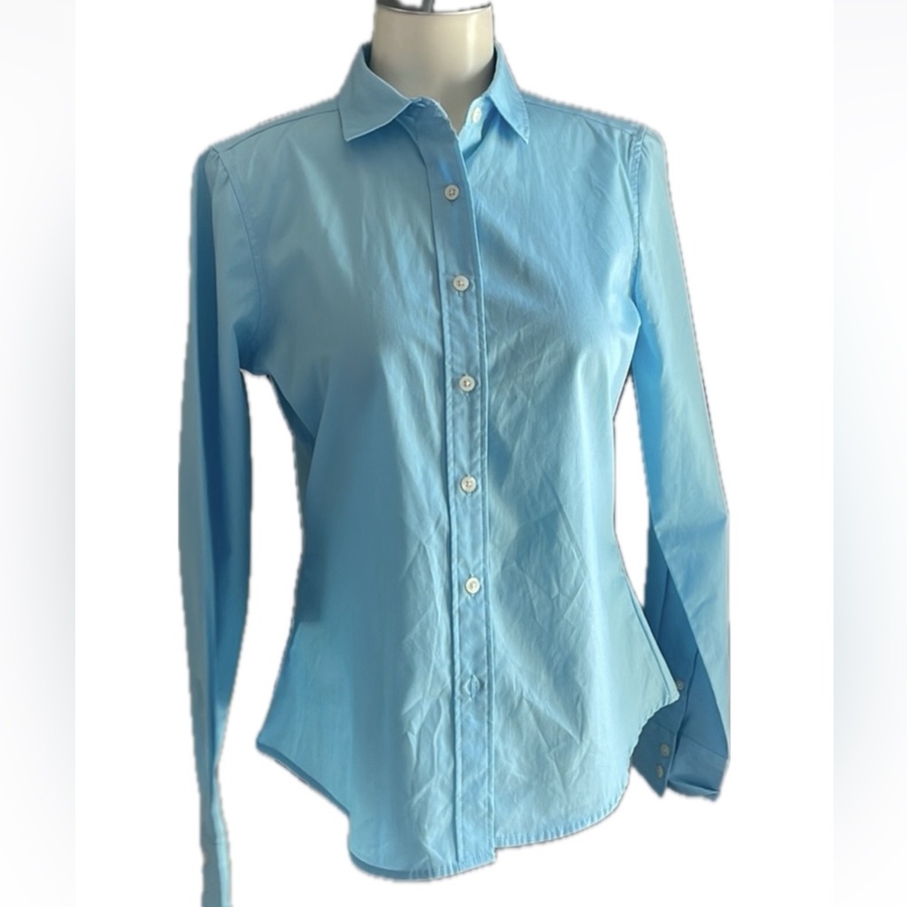 Joe Fresh Pretty Blue Fitted button down dress shirt